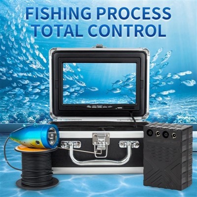 Fish Finder 9 tommer skærm Underwater Fish Finder Monitor Color Underwater Camera